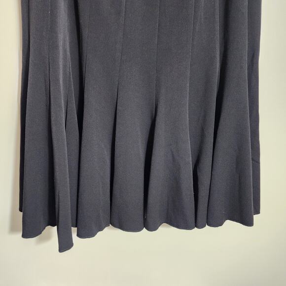 Lena Gabrielle vintage NWT fit and flare black fully line skirt woman's size 10 - Picture 4 of 10